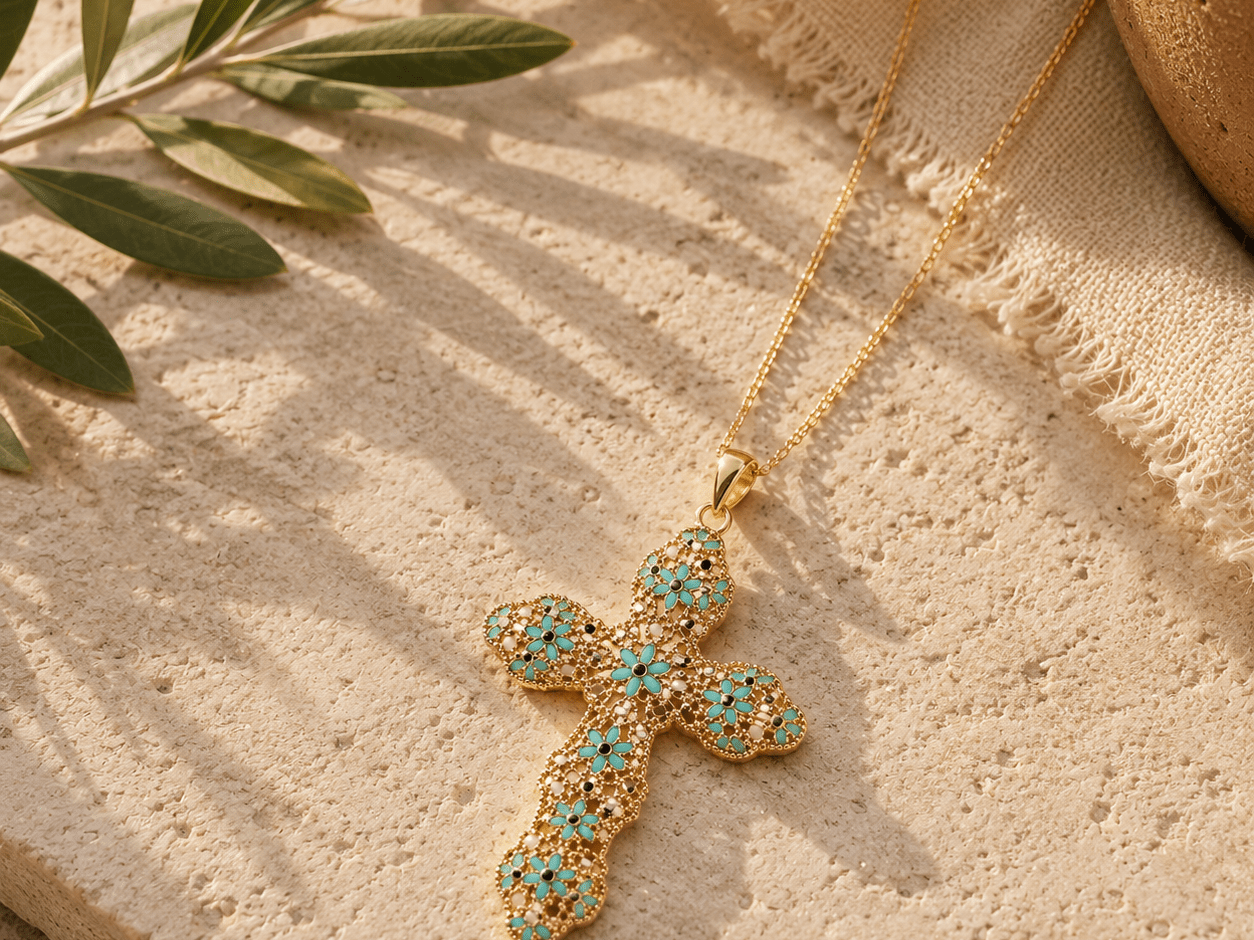 Collana croce donna in filigrana argento 925: quattro varianti per l'estate 2026 - MINA MINA