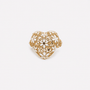 ANELLO CUORE GRANDE REGOLABILE FILIGRANA ARGENTO 925 - MINA MINA