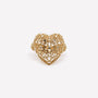 ANELLO CUORE GRANDE REGOLABILE FILIGRANA ARGENTO 925 - MINA MINA