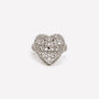 ANELLO CUORE GRANDE REGOLABILE FILIGRANA ARGENTO 925 - MINA MINA