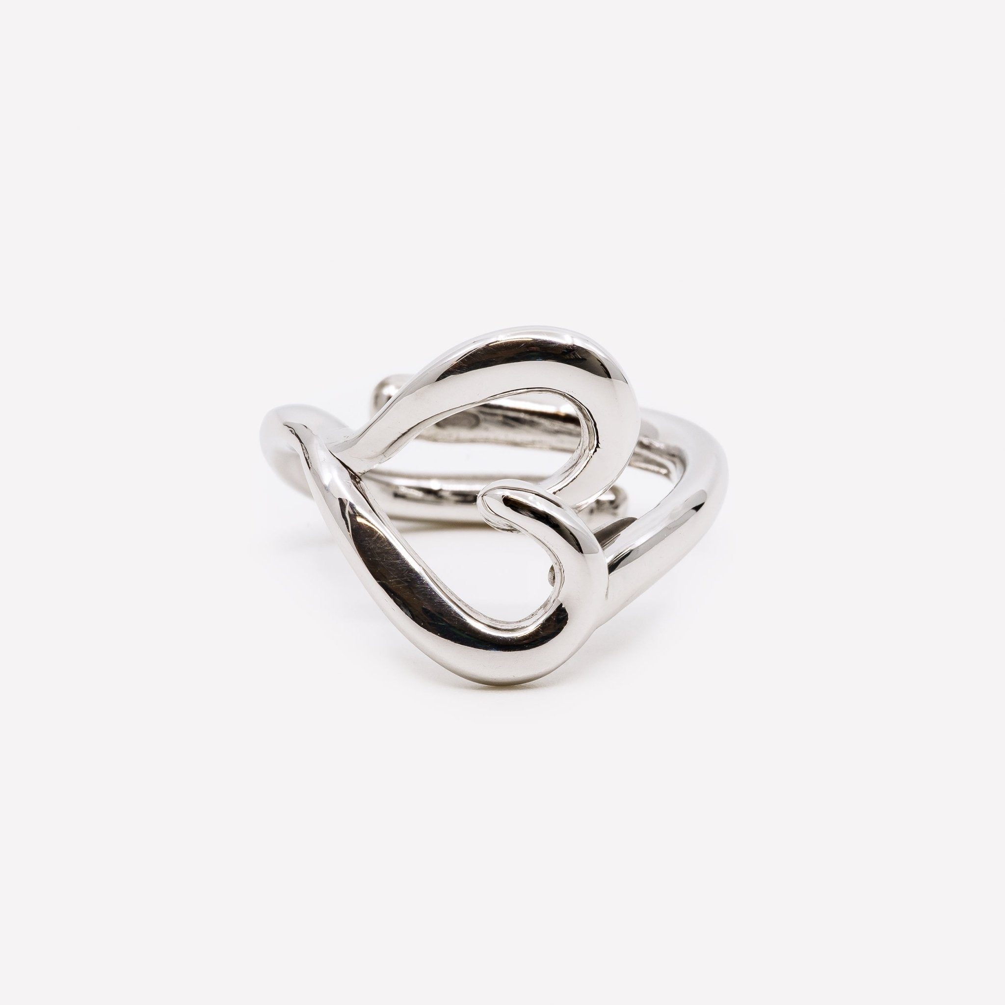 ANELLO CUORE MINIMAL REGOLABILE ARGENTO 925 - MINA MINA