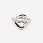 ANELLO CUORE MINIMAL REGOLABILE ARGENTO 925 - MINA MINA