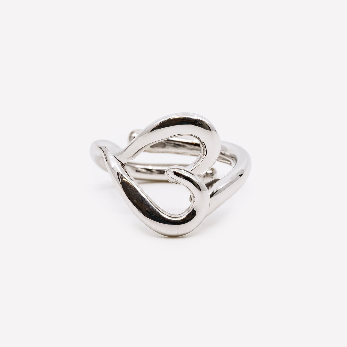 ANELLO CUORE MINIMAL REGOLABILE ARGENTO 925 - MINA MINA