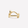 ANELLO CUORE MINIMAL REGOLABILE ARGENTO 925 - MINA MINA