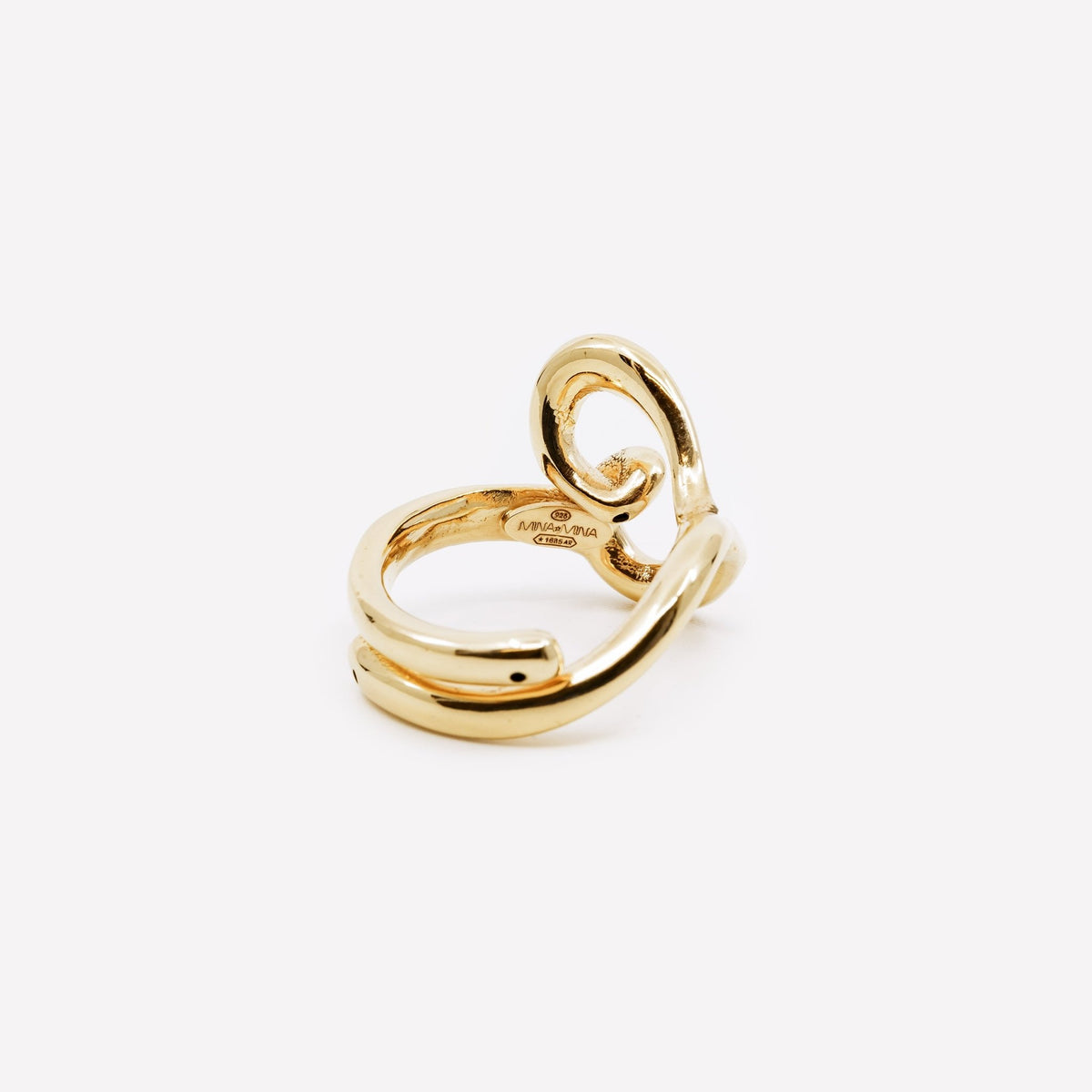 ANELLO CUORE MINIMAL REGOLABILE ARGENTO 925 - MINA MINA
