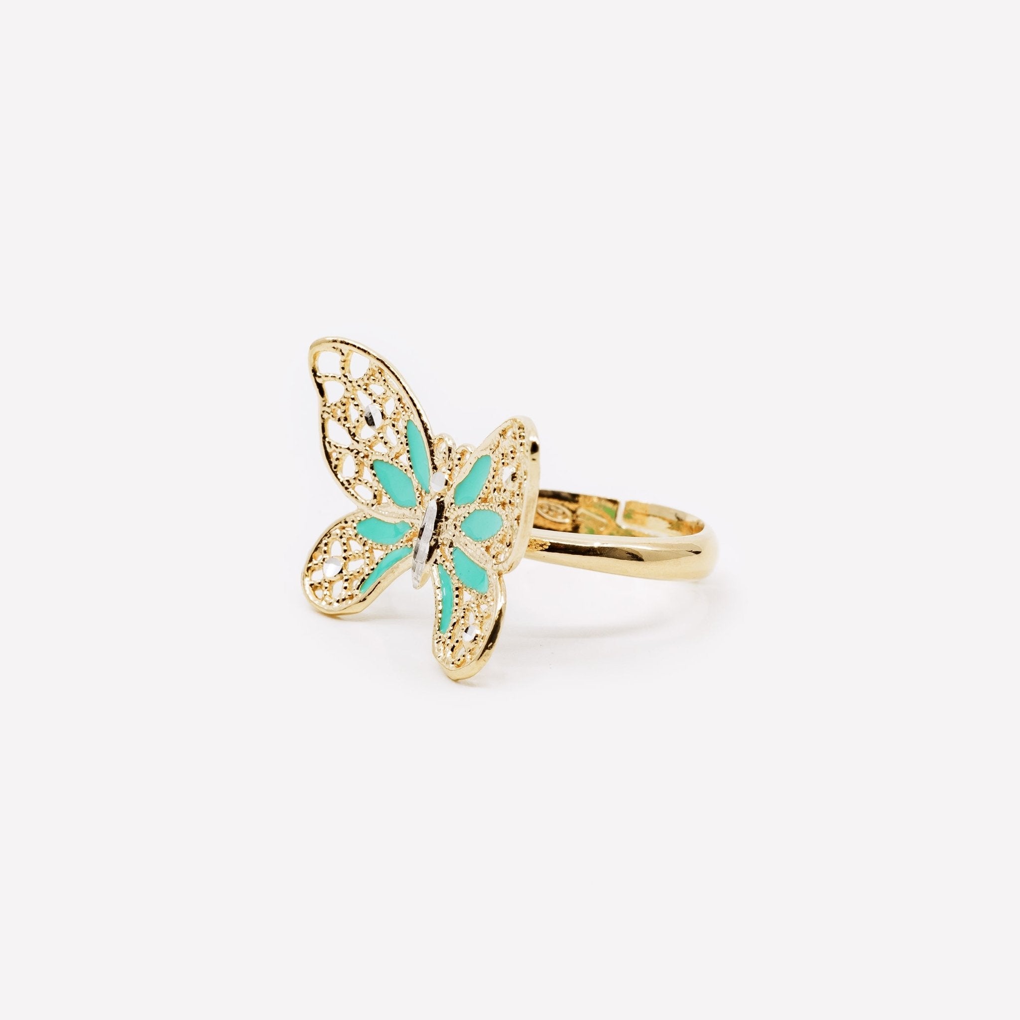 ANELLO FARFALLA REGOLABILE ARGENTO 925 - MINA MINA