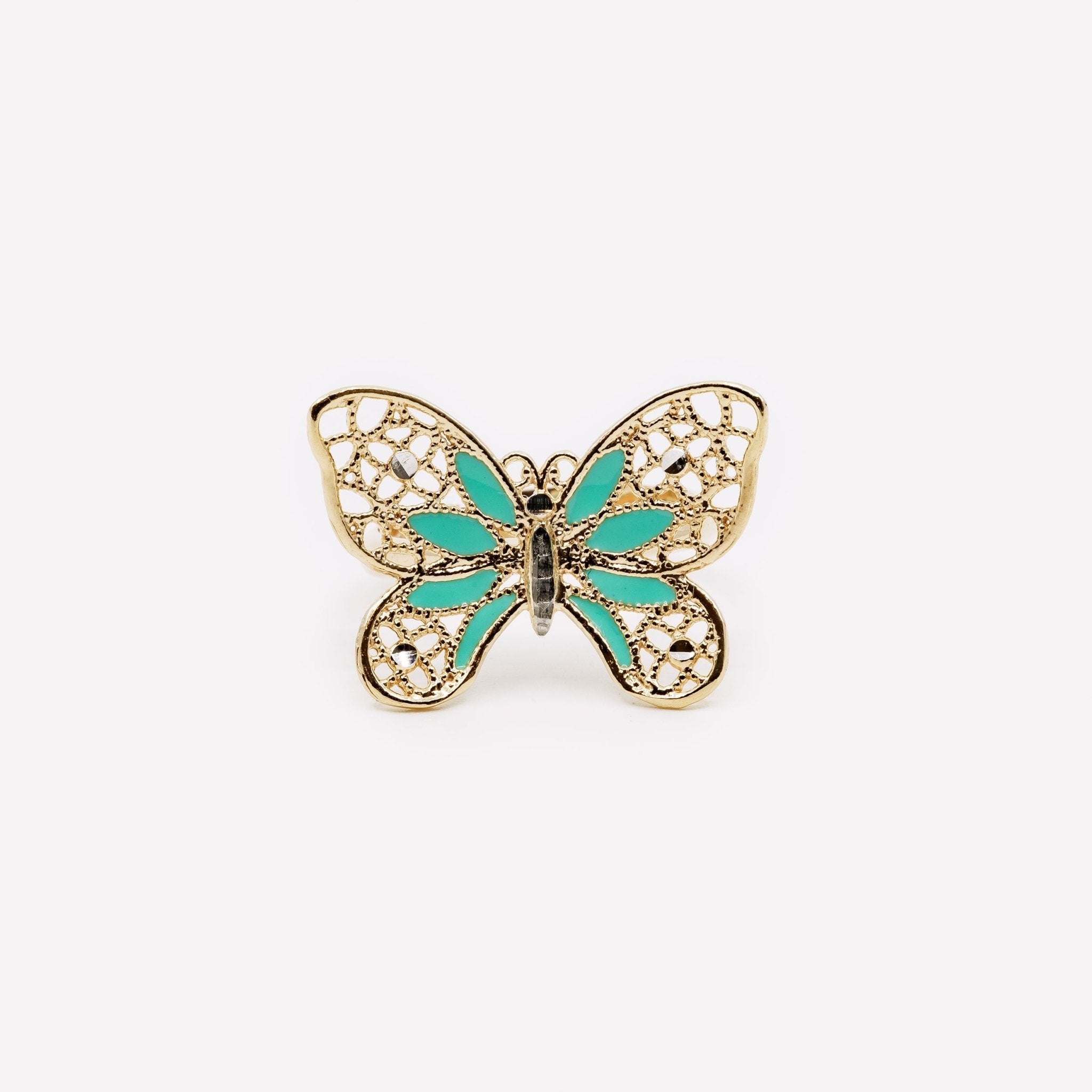ANELLO FARFALLA REGOLABILE ARGENTO 925 - MINA MINA