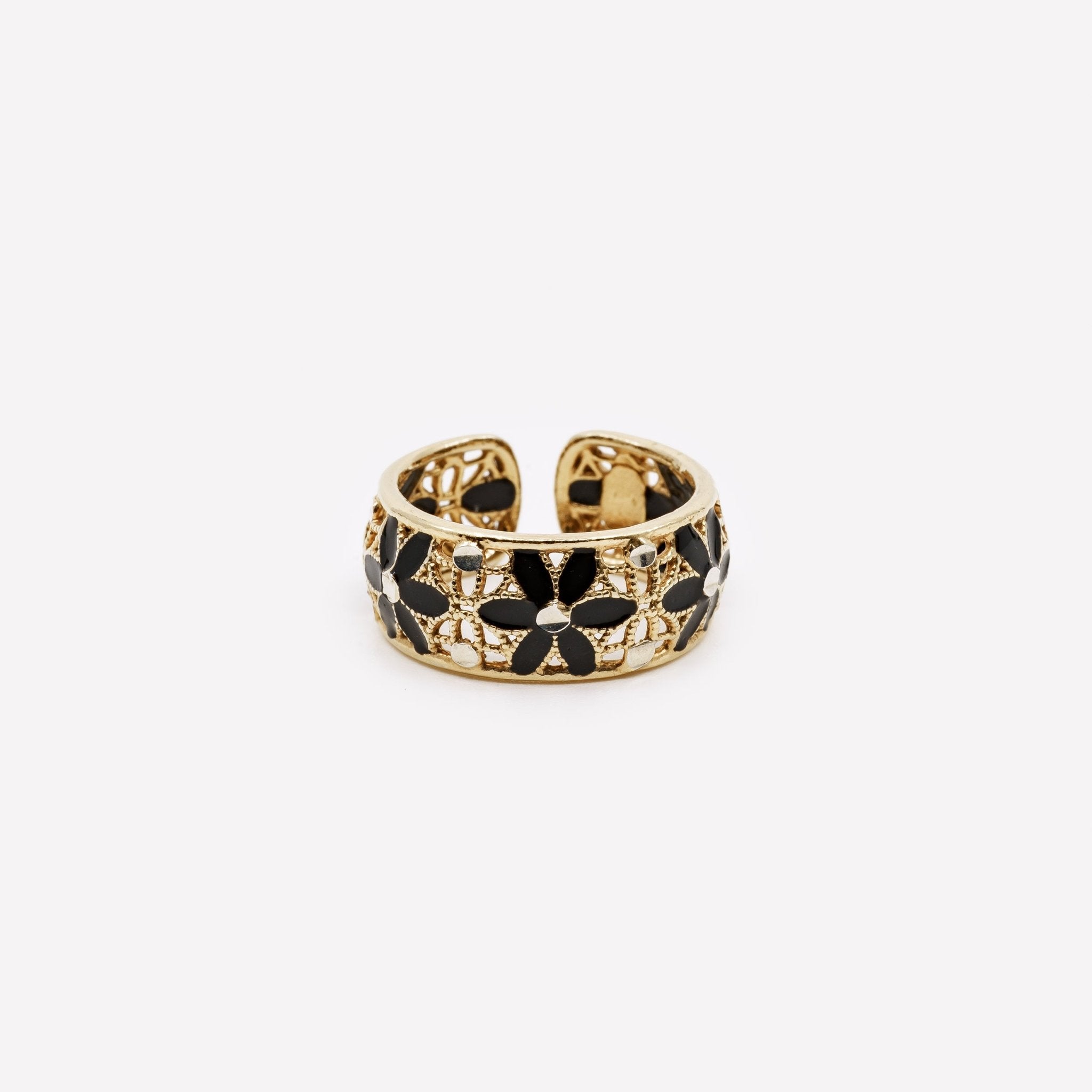 ANELLO FASCIA LARGA REGOLABILE FILIGRANA ARGENTO 925 - MINA MINA