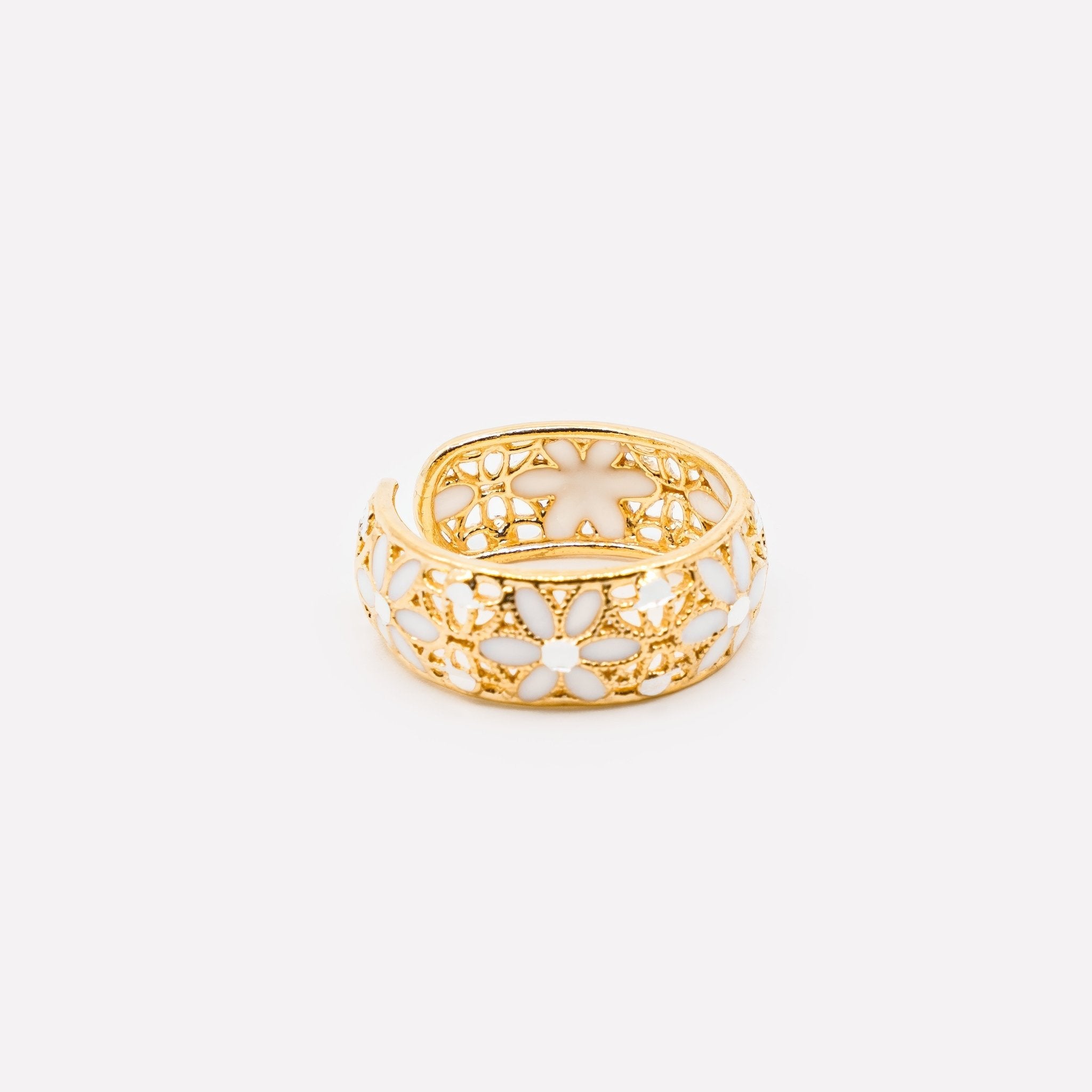 ANELLO FASCIA LARGA REGOLABILE FILIGRANA ARGENTO 925 - MINA MINA