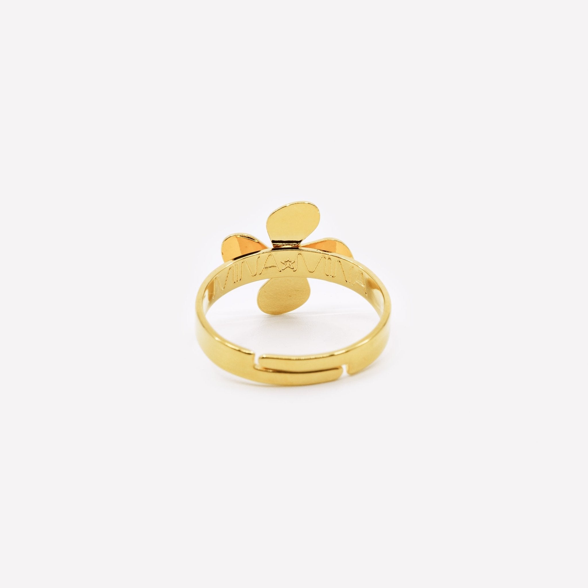 ANELLO MELISSA REGOLABILE IN OTTONE - MINA MINA