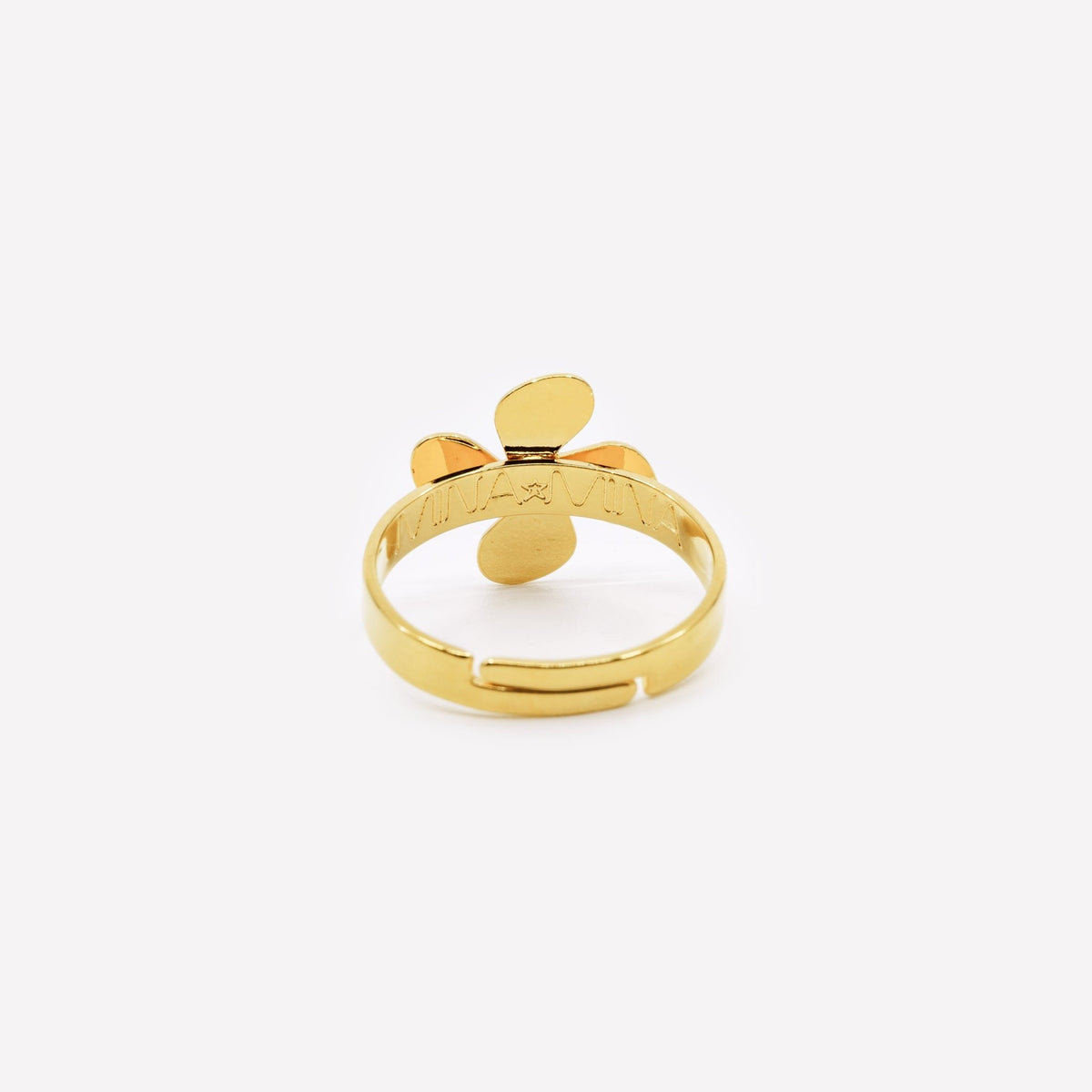 ANELLO MELISSA REGOLABILE IN OTTONE - MINA MINA