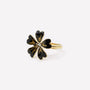 ANELLO PETALO CUORE REGOLABILE ARGENTO 925 - MINA MINA