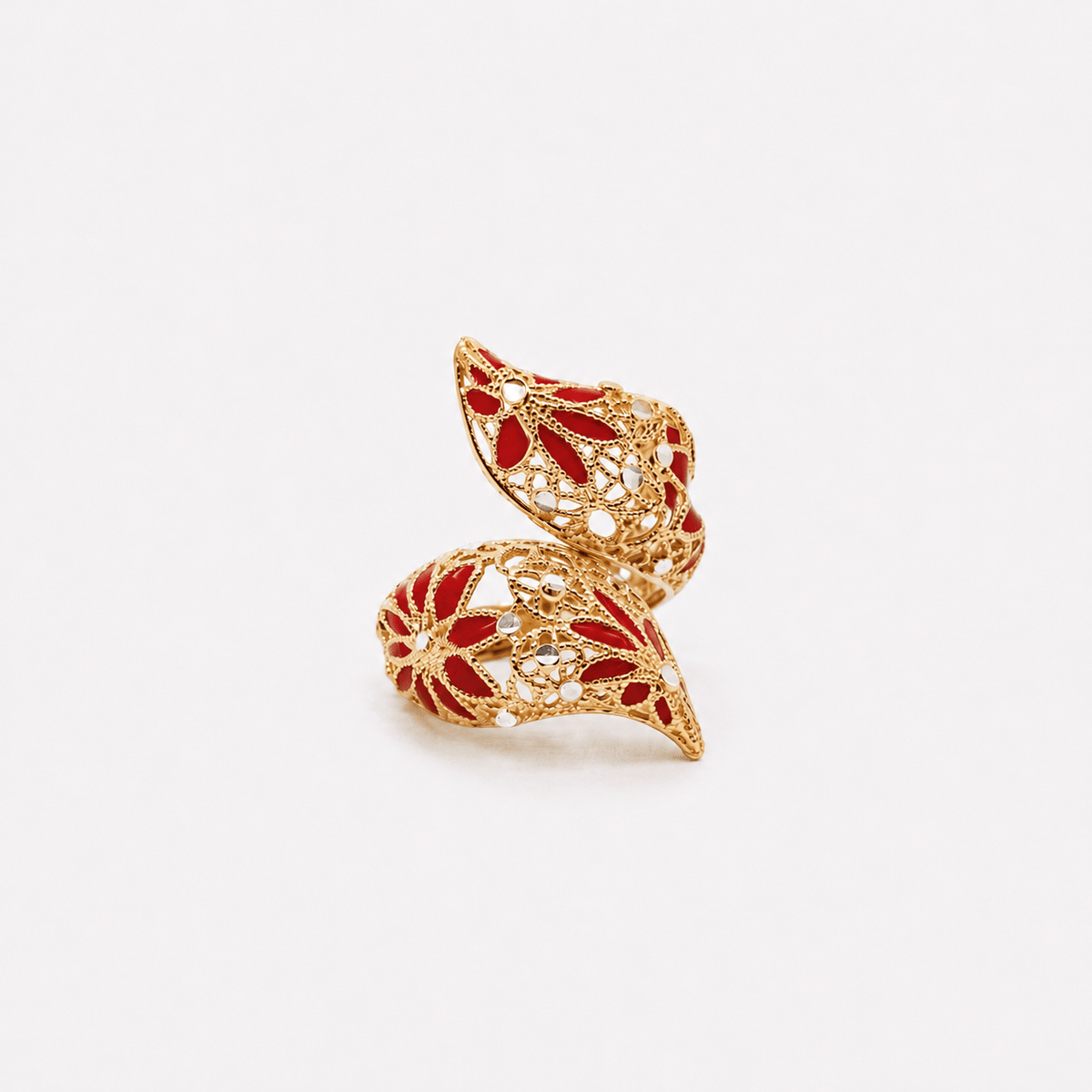 ANELLO REGOLABILE FILIGRANA ARGENTO 925 - KISS KISS - MINA MINA