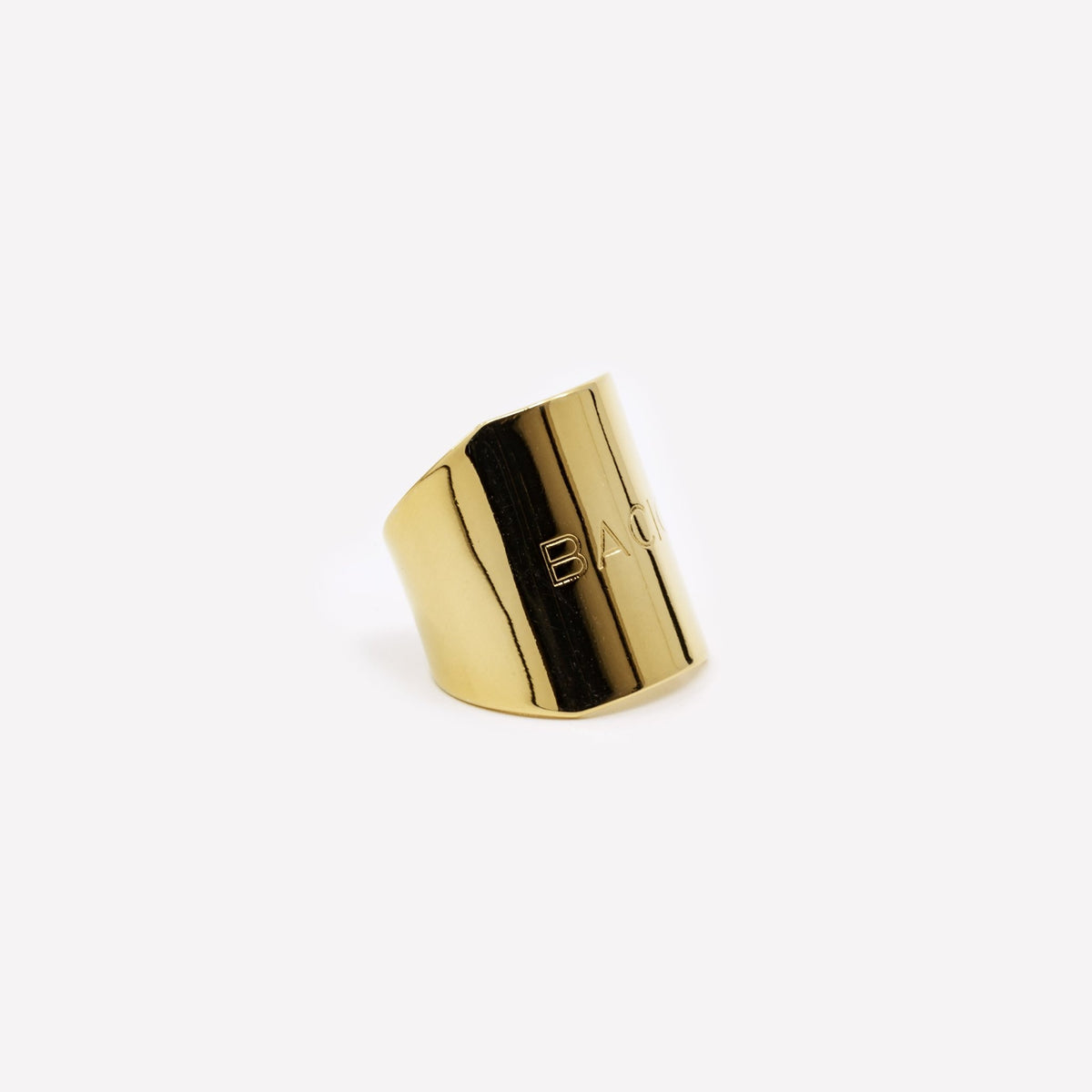 ANELLO REGOLABILE IN OTTONE CON SCRITTA - MINA MINA