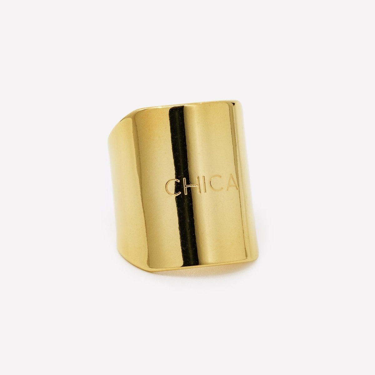 ANELLO REGOLABILE IN OTTONE CON SCRITTA - MINA MINA