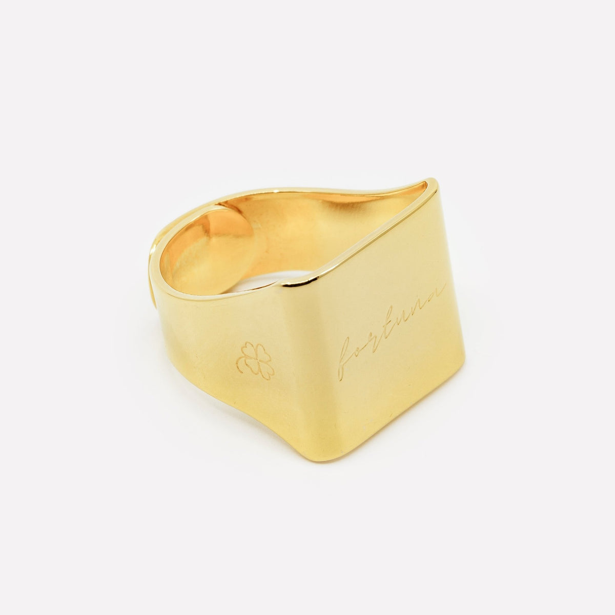 ANELLO REGOLABILE IN OTTONE MANIFESTING FORTUNA CHIC - MINA MINA