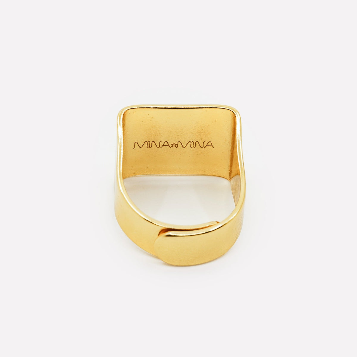 ANELLO REGOLABILE IN OTTONE MANIFESTING FORTUNA CHIC - MINA MINA