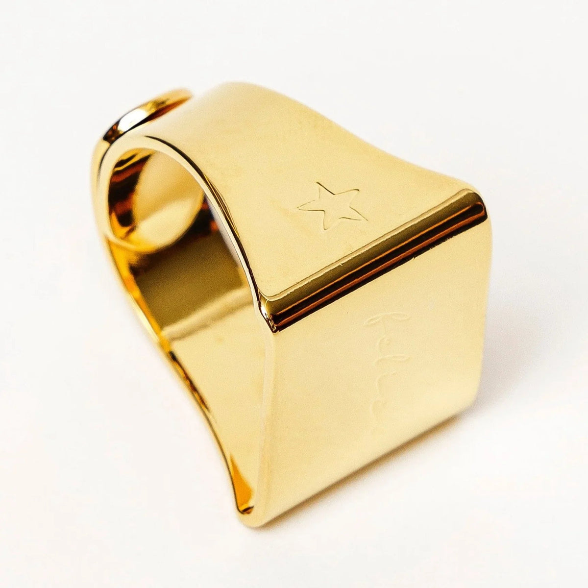 ANELLO REGOLABILE IN OTTONE MANIFESTING FORTUNA CHIC - MINA MINA
