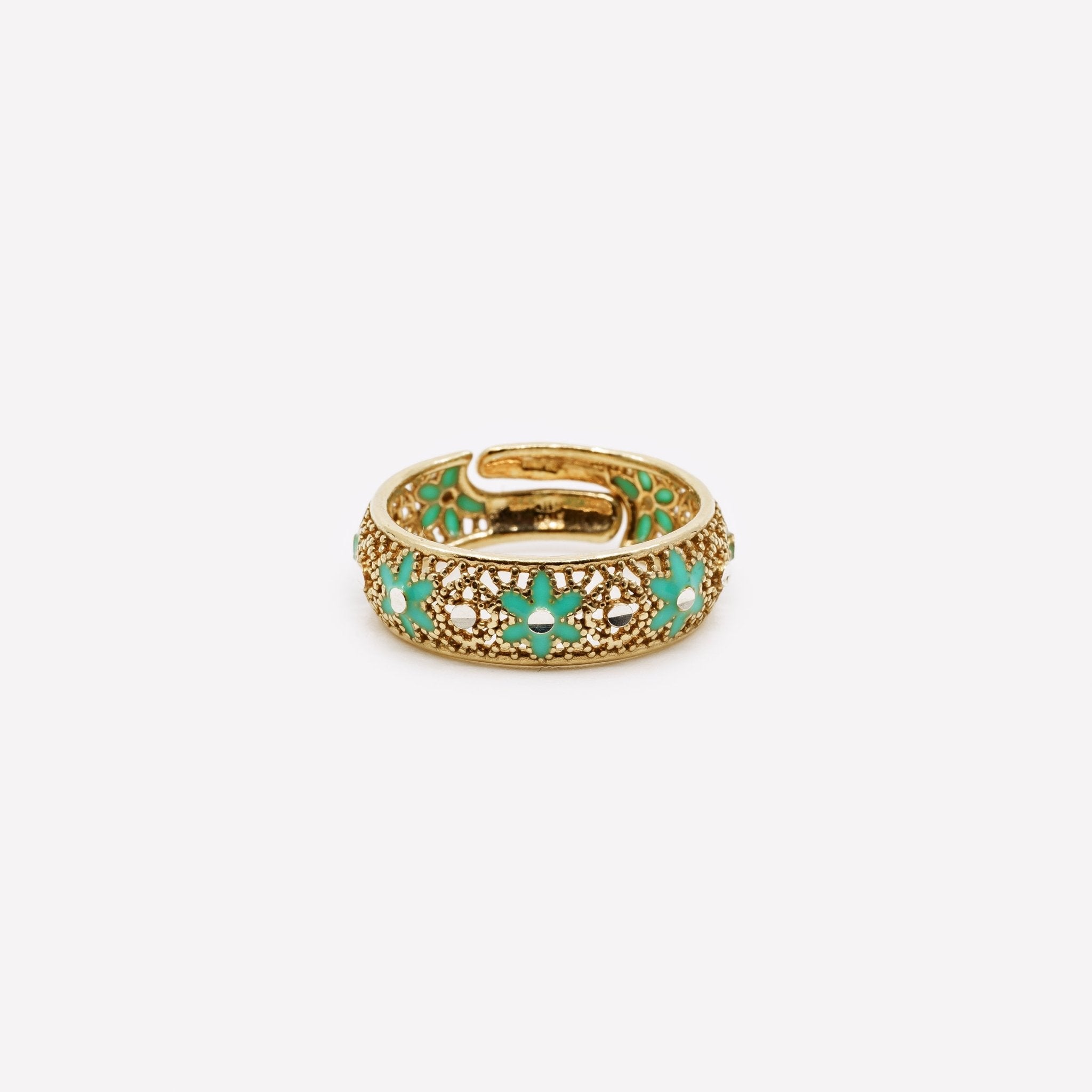 ANELLO REGOLABILE TENDENZA FILIGRANA ARGENTO 925 - MINA MINA