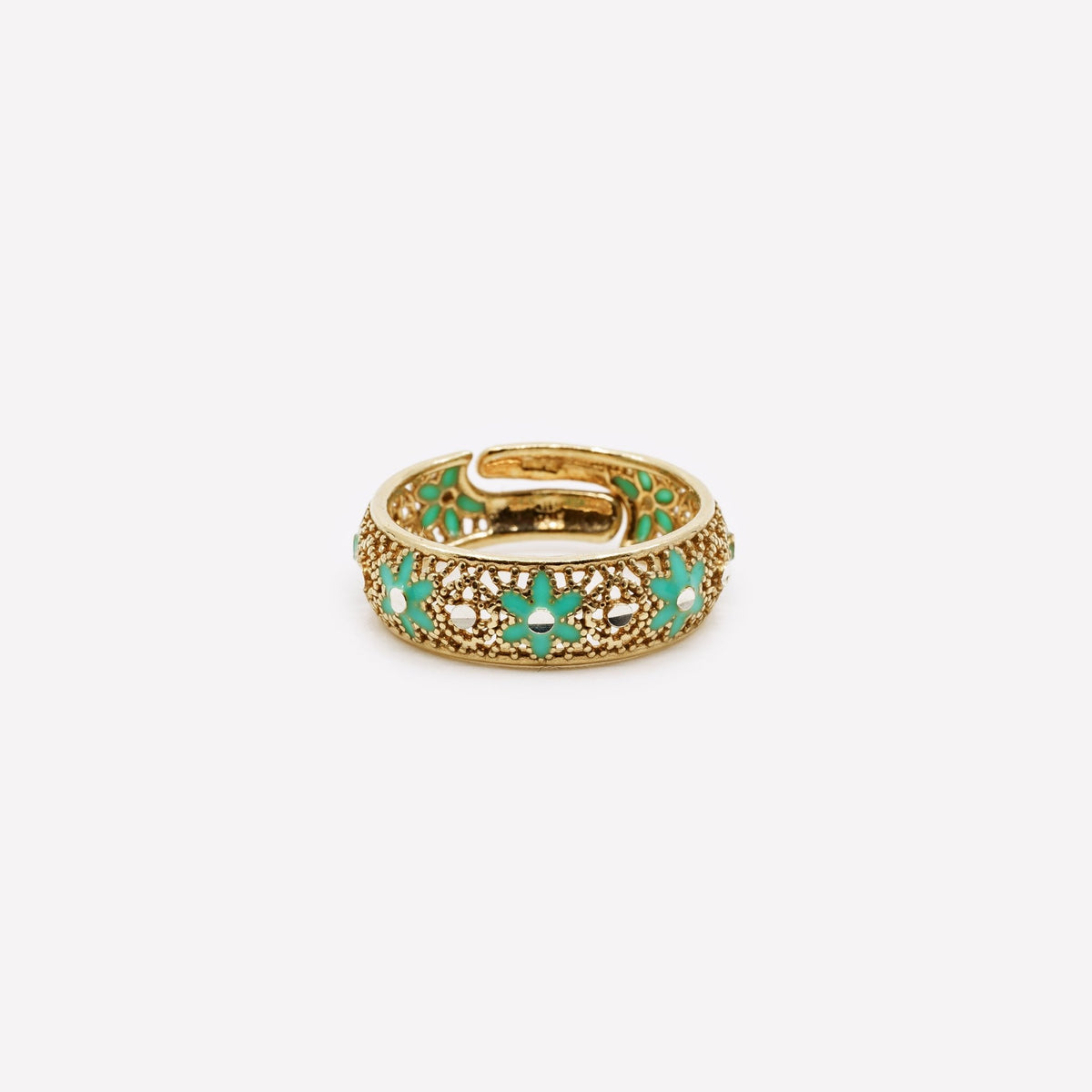 ANELLO REGOLABILE TENDENZA FILIGRANA ARGENTO 925 - MINA MINA