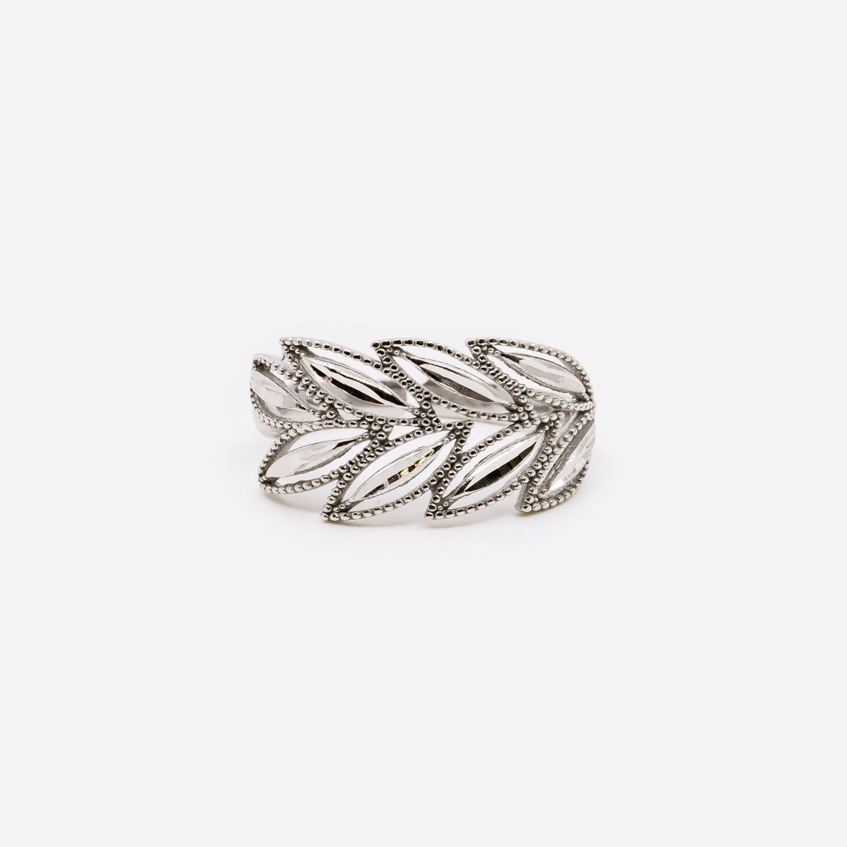ANELLO SPIGA REGOLABILE FILIGRANA ARGENTO 925 - MINA MINA