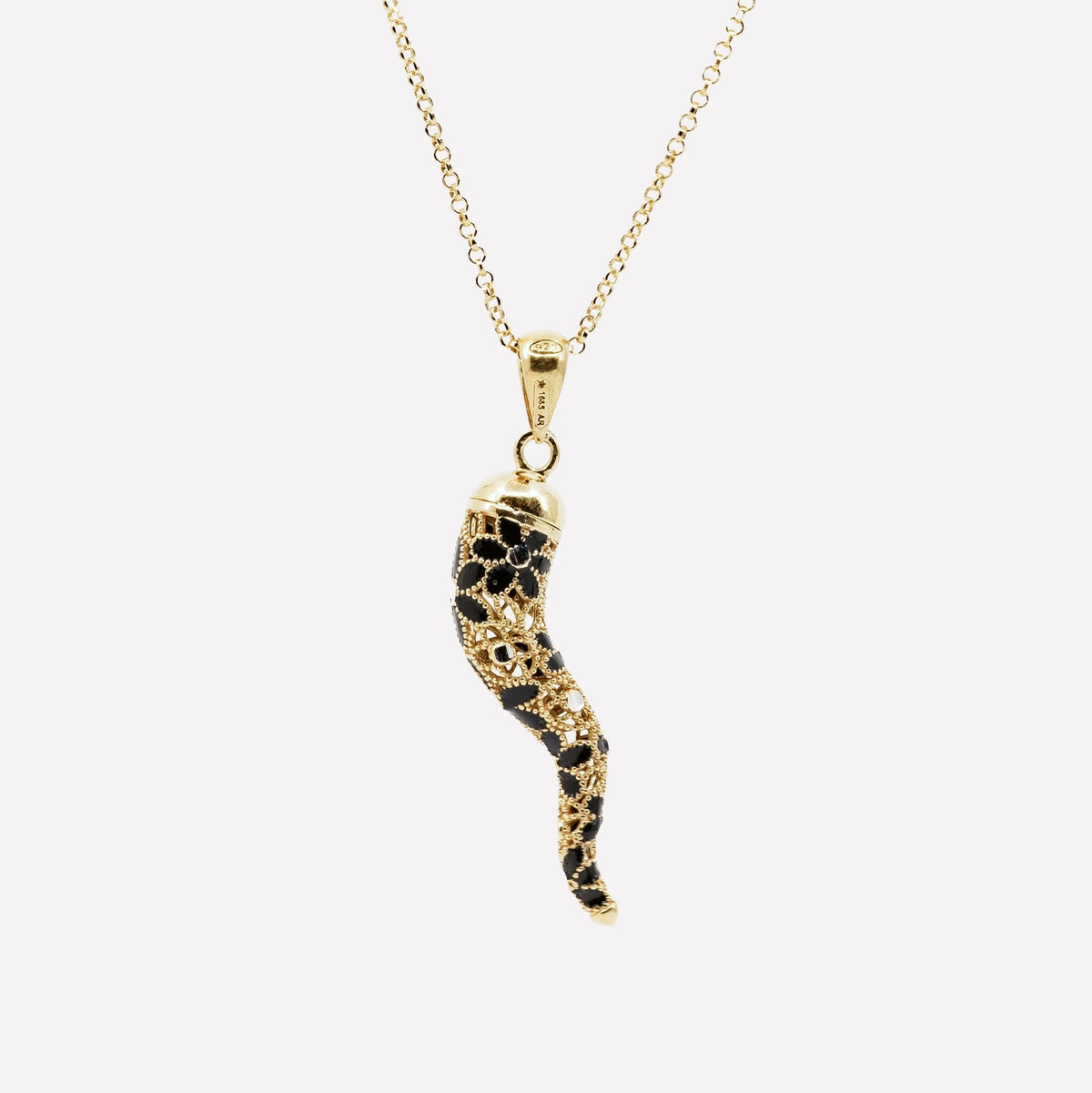 COLLANA CORNETTO FILIGRANA ARGENTO 925 - MINA MINA