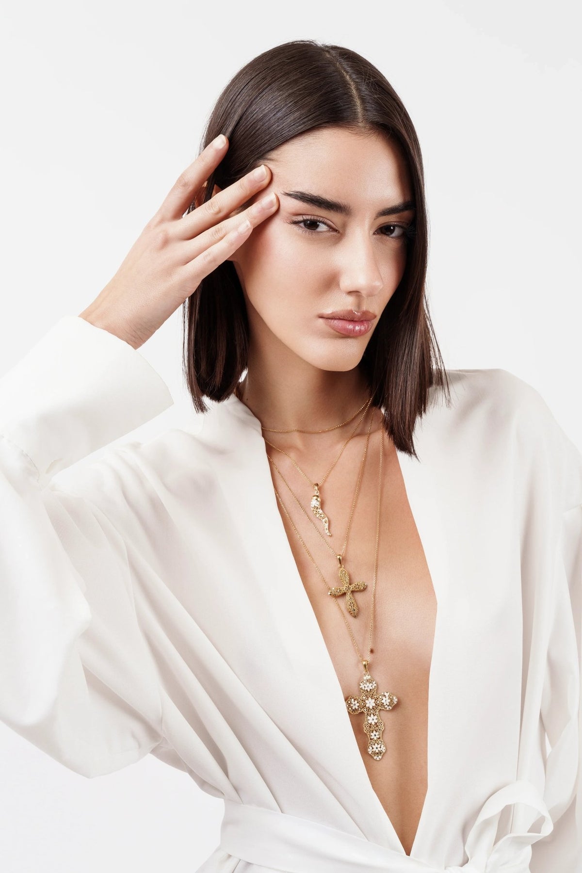 COLLANA CORNETTO FILIGRANA ARGENTO 925 - MINA MINA