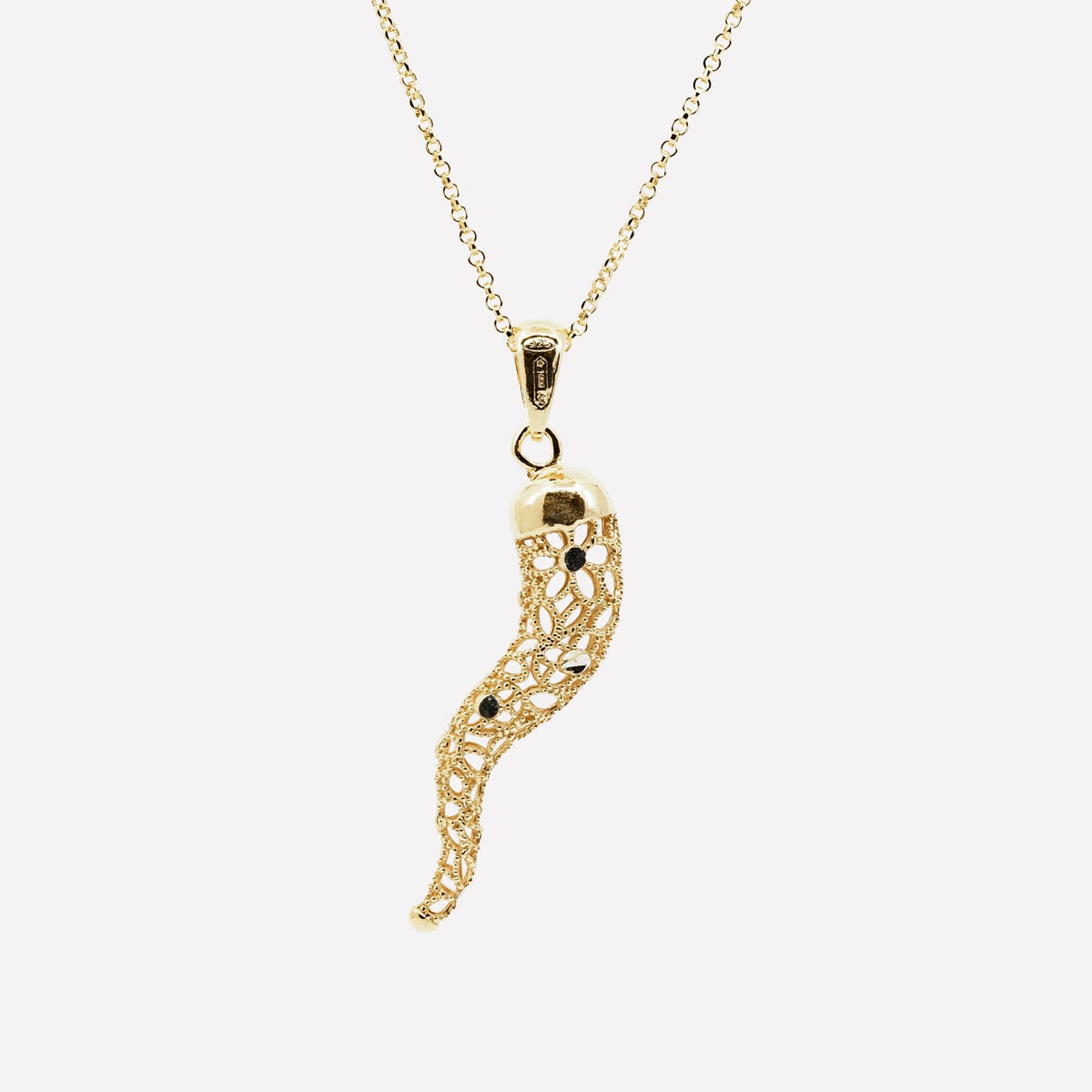 COLLANA CORNETTO FILIGRANA ARGENTO 925 - MINA MINA