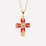 COLLANA CROCE FILIGRANA ARGENTO 925 - MINA MINA