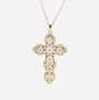 COLLANA CROCE GLAM FILIGRANA ARGENTO 925 - MINA MINA