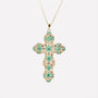 COLLANA CROCE GLAM FILIGRANA ARGENTO 925 - MINA MINA