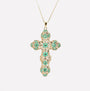 COLLANA CROCE GLAM FILIGRANA ARGENTO 925 - MINA MINA