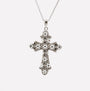 COLLANA CROCE MEDIA FILIGRANA ARGENTO 925 - MINA MINA
