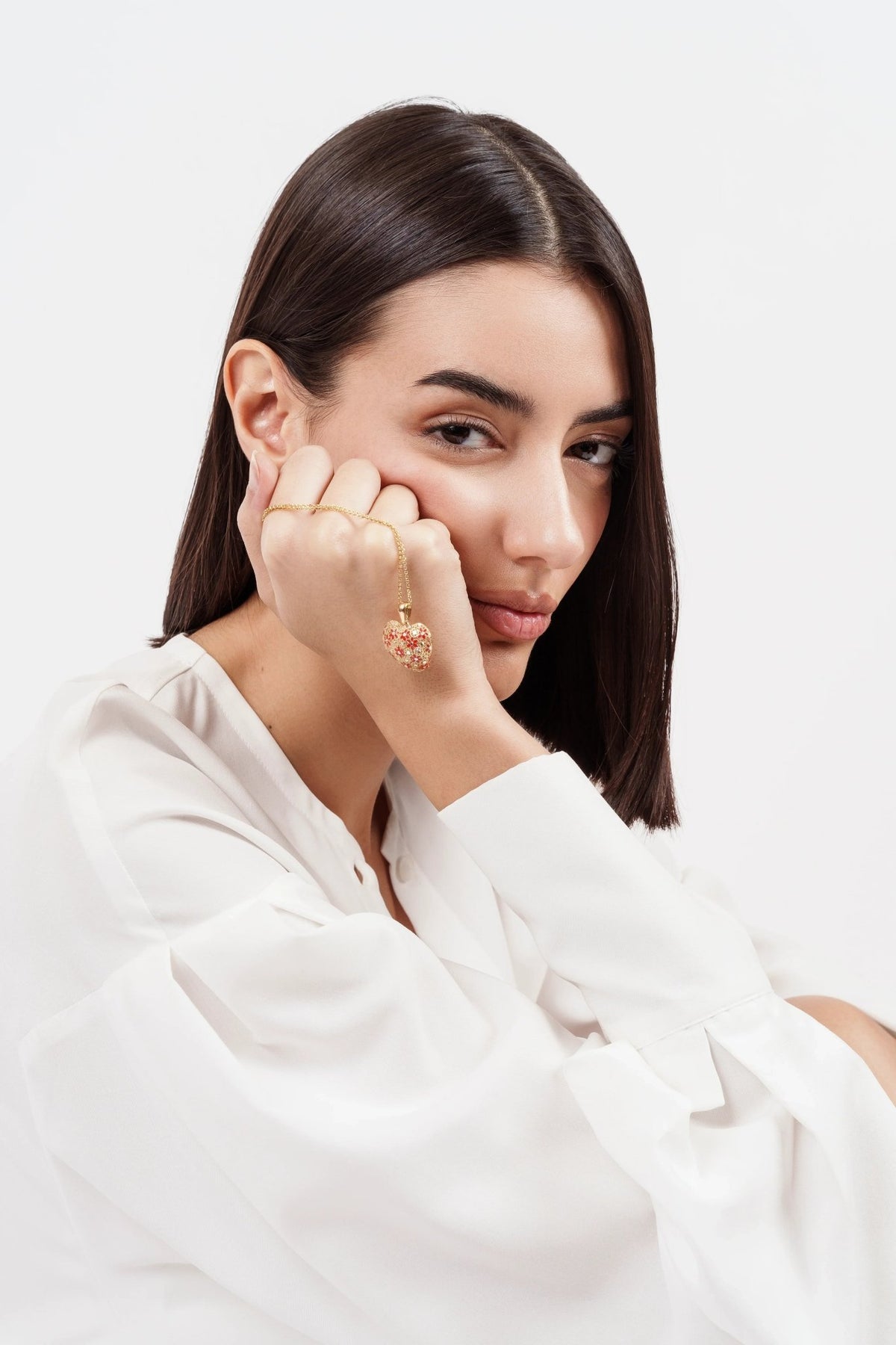 COLLANA CUORE FILIGRANA ARGENTO 925 - MINA MINA