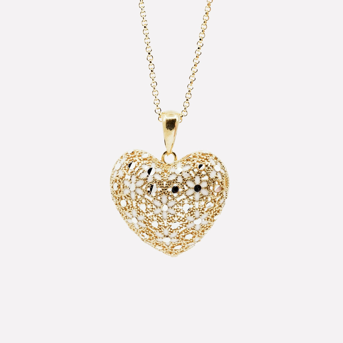 COLLANA CUORE FILIGRANA ARGENTO 925 - MINA MINA