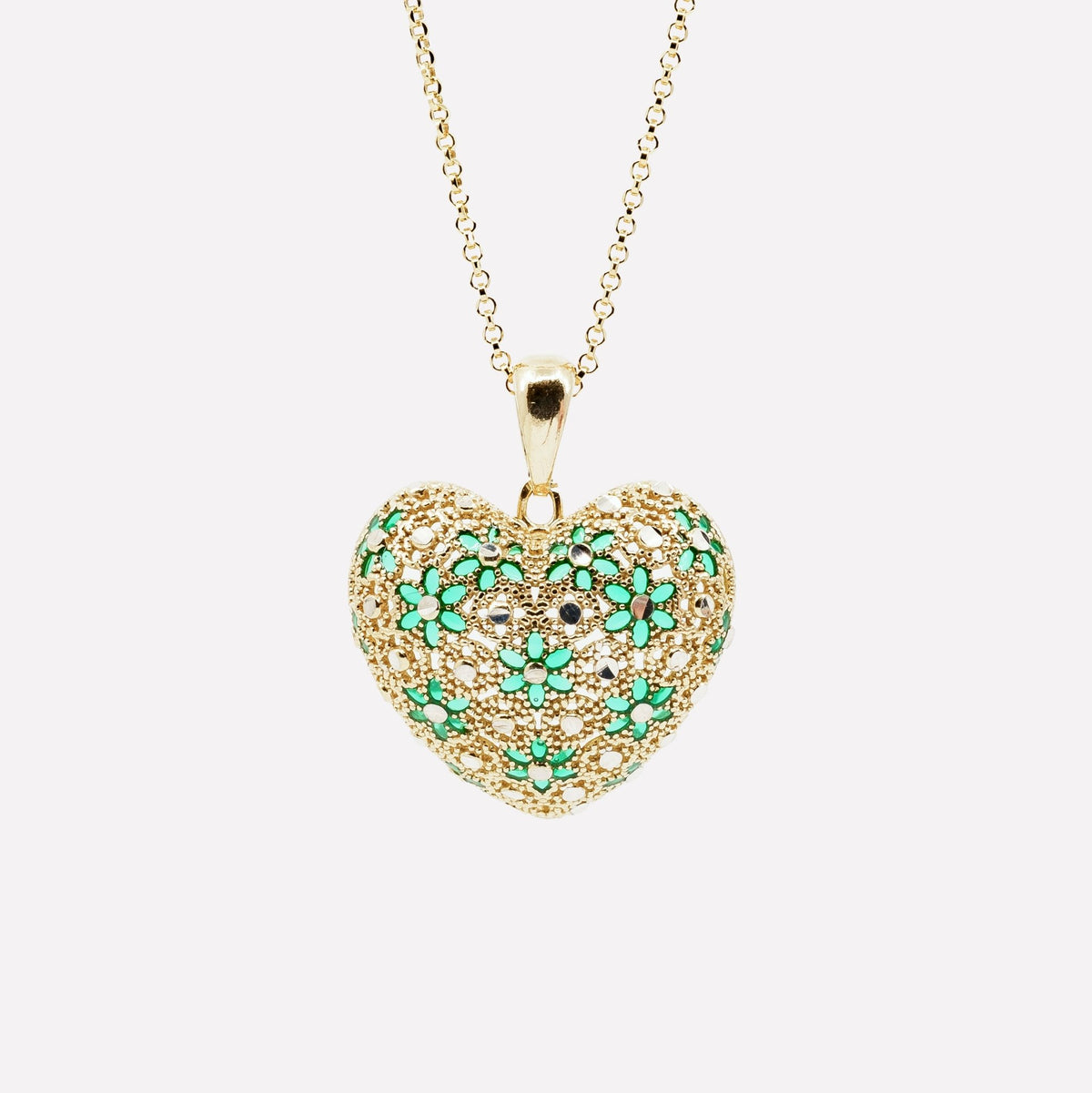 COLLANA CUORE FILIGRANA ARGENTO 925 - MINA MINA