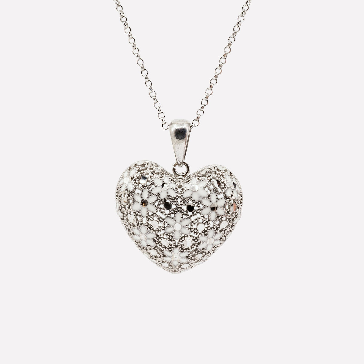 COLLANA CUORE FILIGRANA ARGENTO 925 - MINA MINA