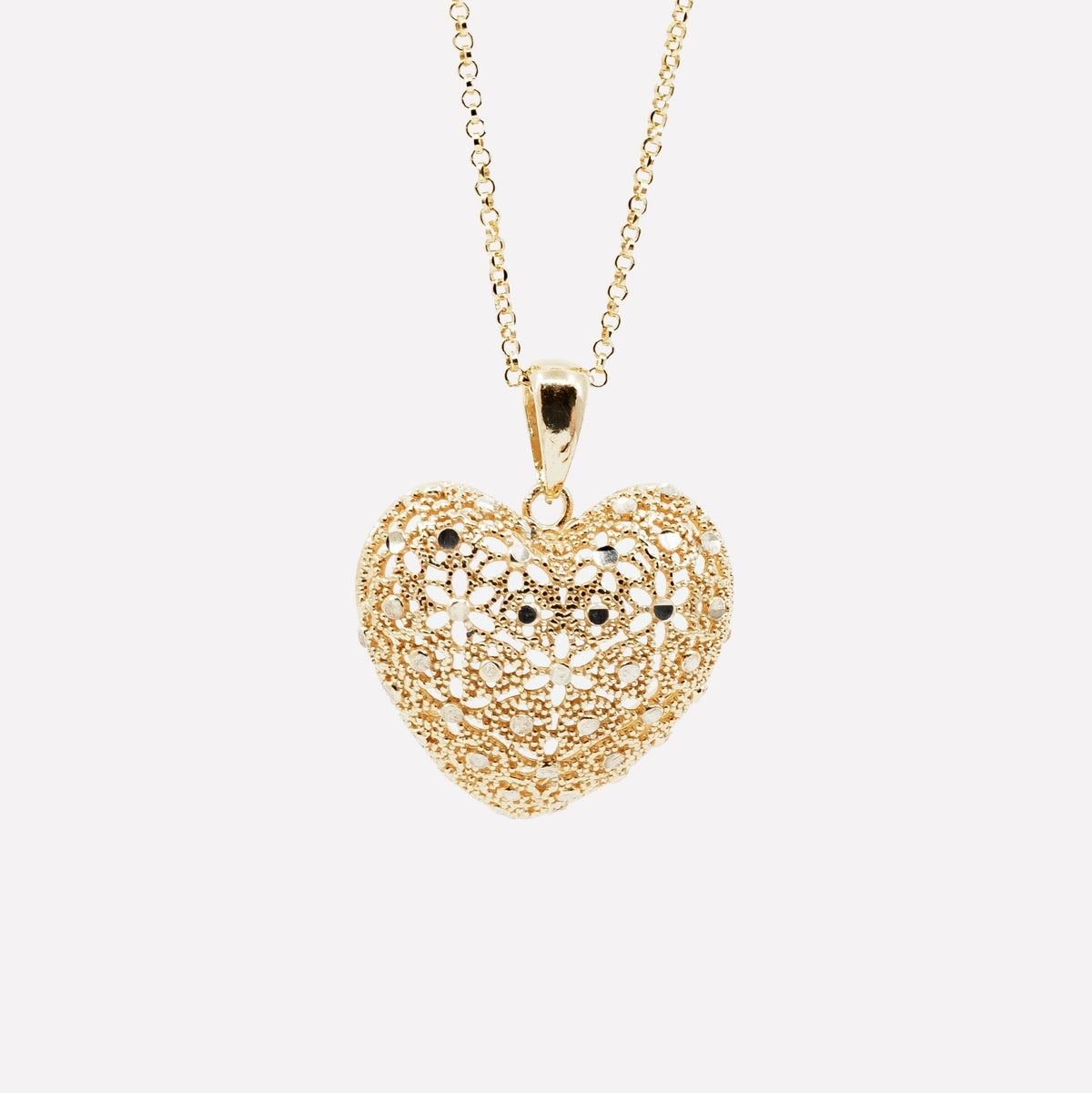 COLLANA CUORE FILIGRANA ARGENTO 925 - MINA MINA
