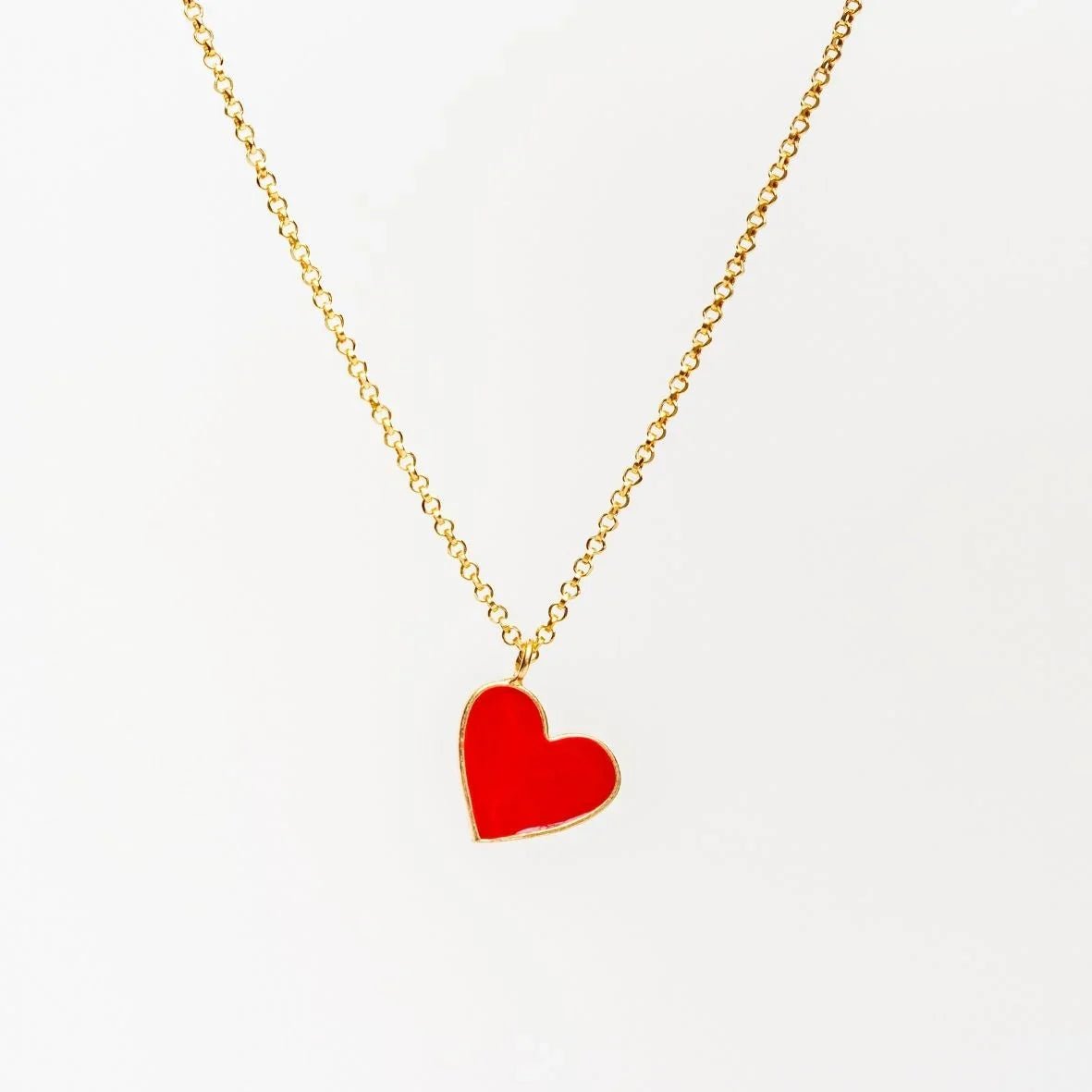 COLLANA CUORE GRANDE ARGENTO 925 - MINA MINA