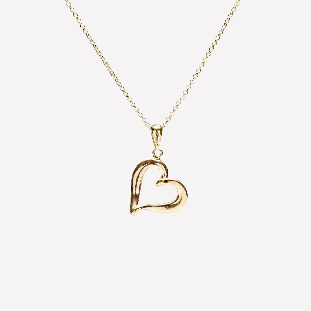 COLLANA CUORE MINIMAL ARGENTO 925 - MINA MINA