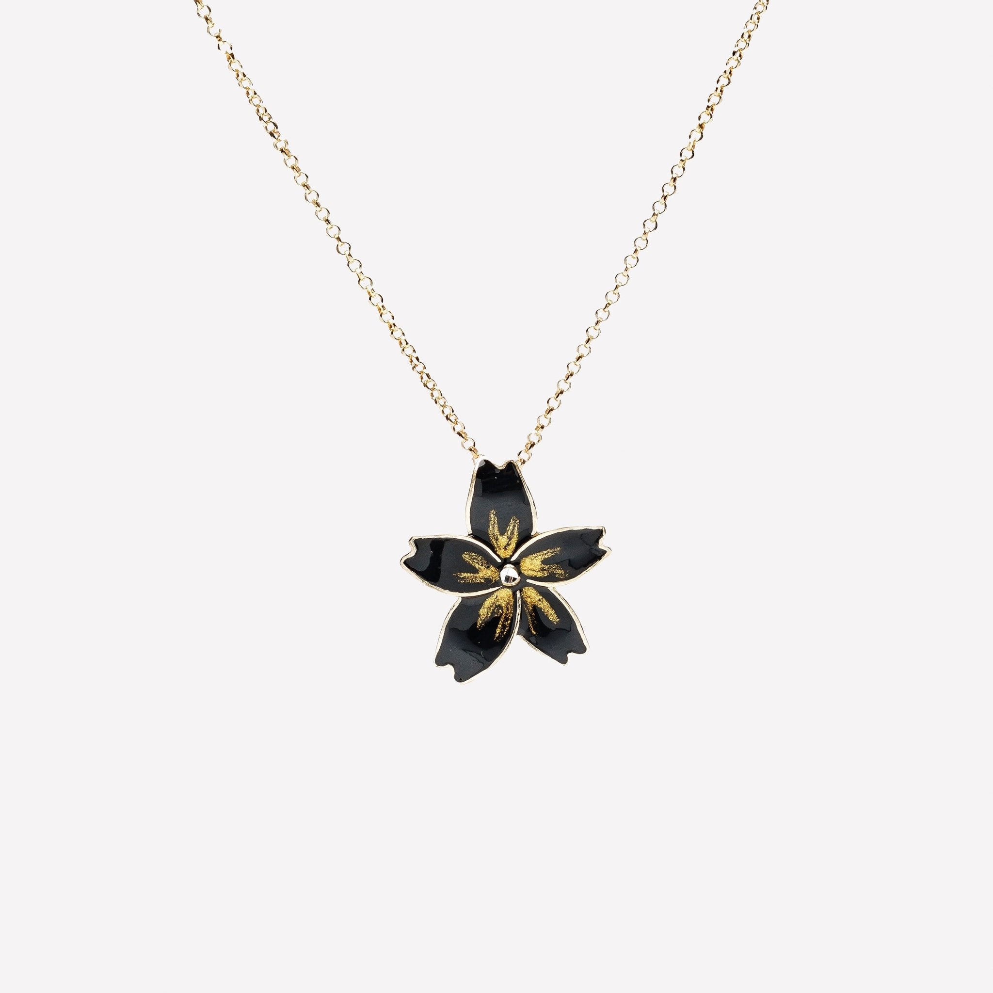 COLLANA FIORE ARGENTO 925 - MINA MINA