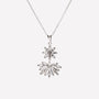 COLLANA FIORE E SPIGA FILIGRANA ARGENTO 925 - MINA MINA