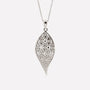 COLLANA FOGLIA FILIGRANA ARGENTO 925 - MINA MINA