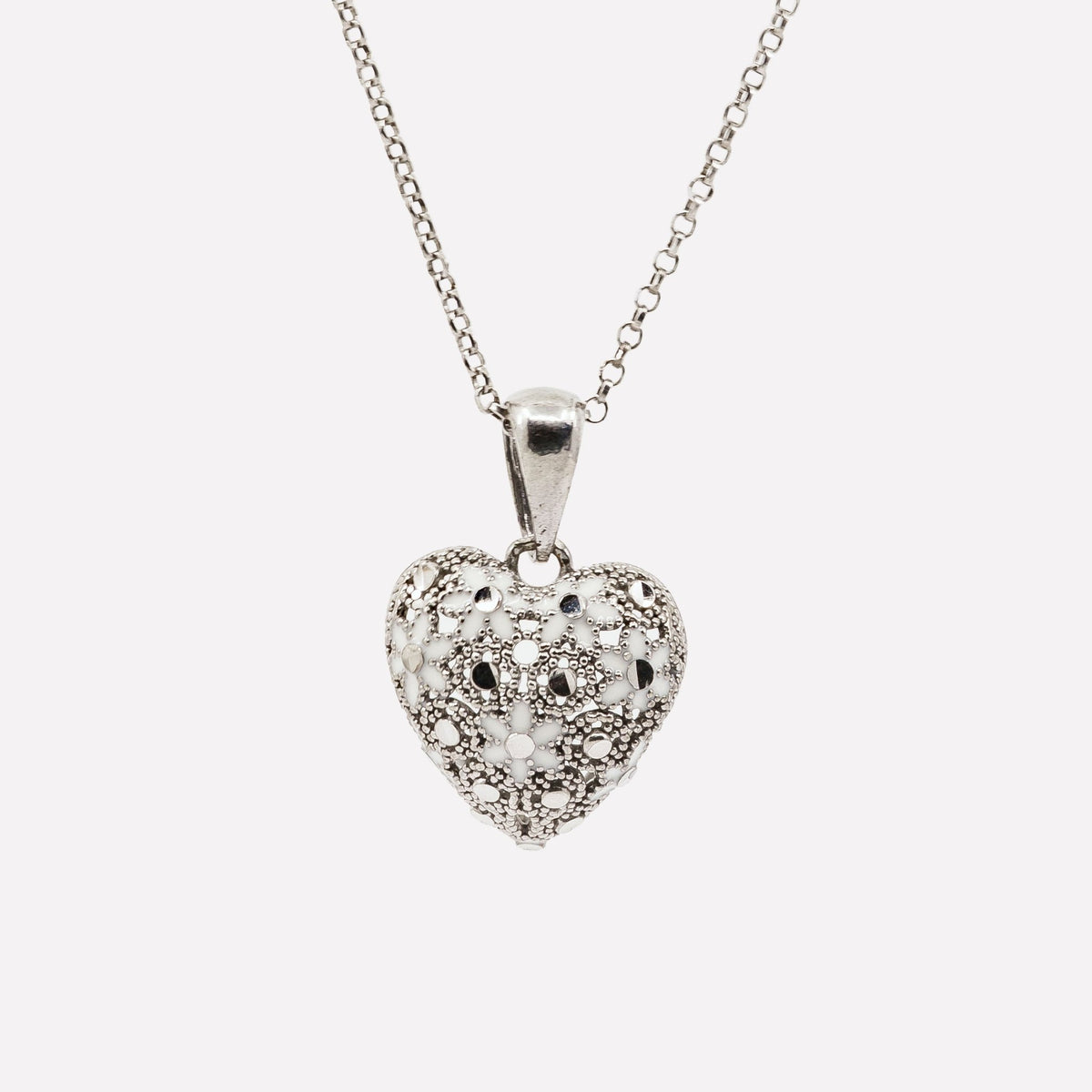 COLLANA MINI CUORE FILIGRANA ARGENTO 925 - MINA MINA