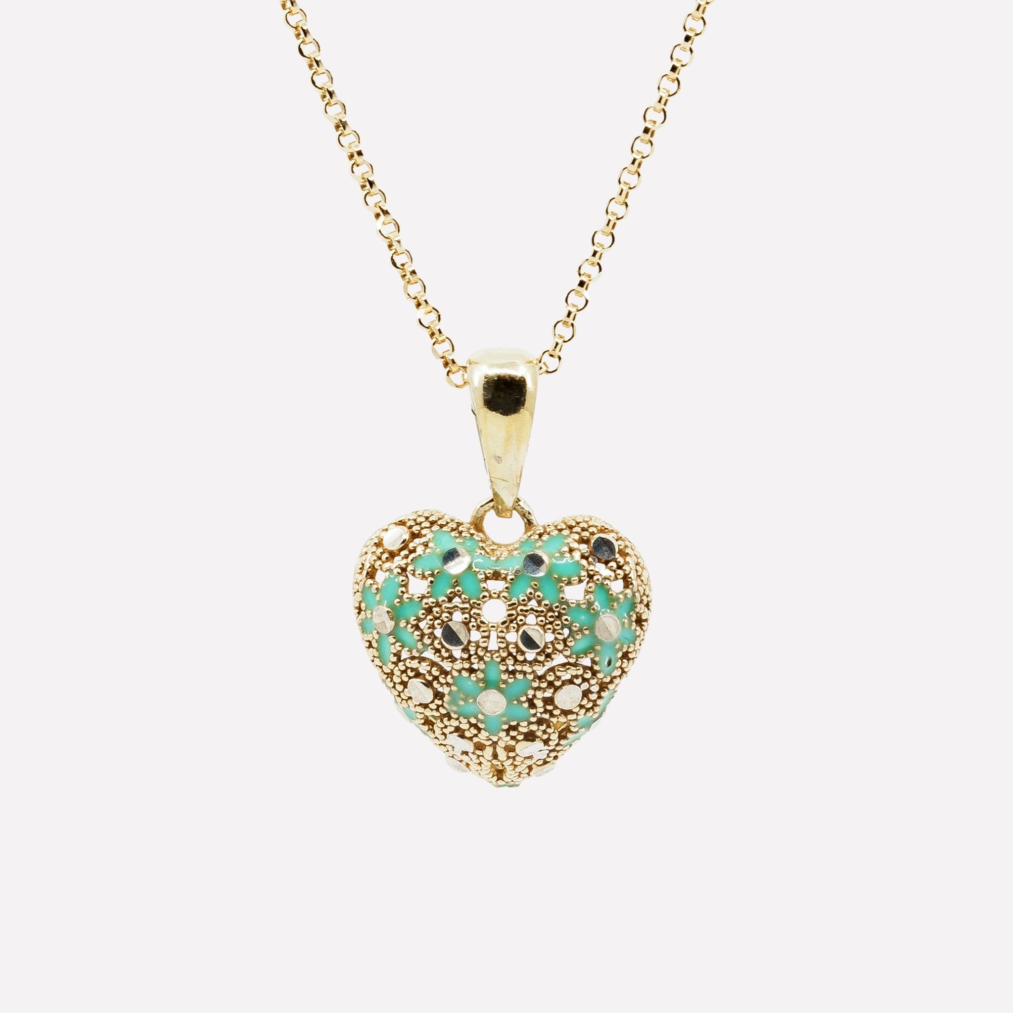 COLLANA MINI CUORE FILIGRANA ARGENTO 925 - MINA MINA