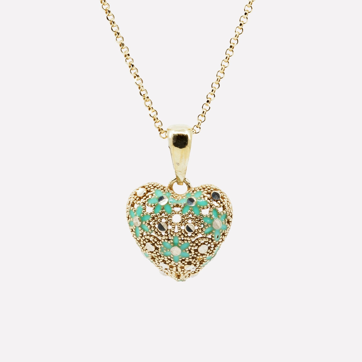 COLLANA MINI CUORE FILIGRANA ARGENTO 925 - MINA MINA