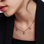 COLLANA MULTIFOGLIE ARGENTO 925 - MINA MINA