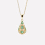 COLLANA PENDENTE GOCCIA FILIGRANA ARGENTO 925 - MINA MINA
