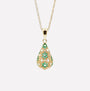 COLLANA PENDENTE GOCCIA FILIGRANA ARGENTO 925 - MINA MINA