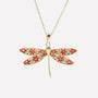 COLLANA PENDENTE LIBELLULA FILIGRANA ARGENTO 925 - MINA MINA